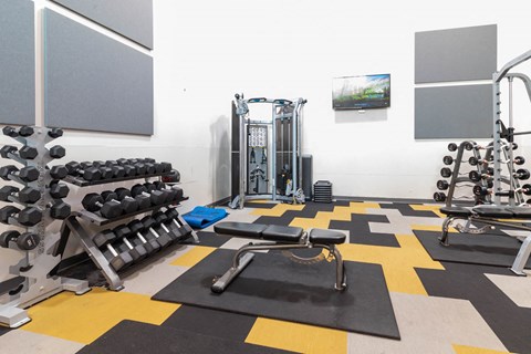 Fitness Center at Saw Mill Village Apartments, Columbus, OH