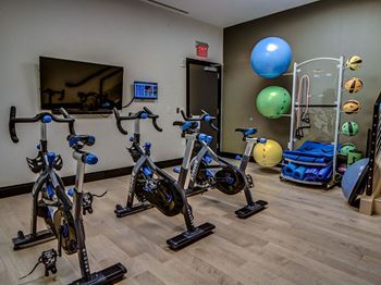 Fitness Center With Yoga/Stretch Area at The Benjamin Seaport Residences, Massachusetts, 02210