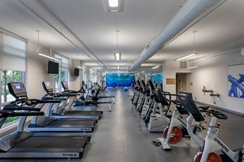 Cardio Studio Equipment at Berkshire Lauderdale by the Sea, Ft. Lauderdale, Florida