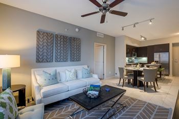 Living Room With Dining Area at Berkshire Lauderdale by the Sea, Ft. Lauderdale, Florida