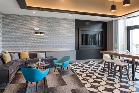 social area at Tinsley on the Park apartments