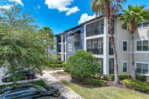 an exterior view of Verano apartments