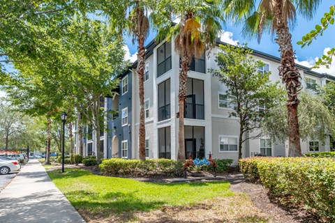 an exterior view of Verano apartments