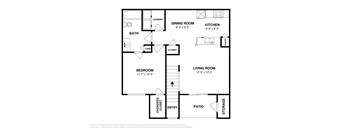 South Blvd Aria floor plan