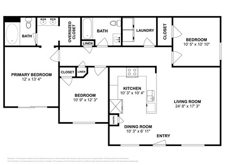 South Blvd Bellagio floor plan