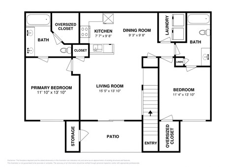 South Blvd Mirage floor plan