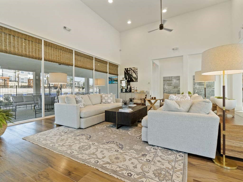 Sofas in living room at Reveal 54, Texas, 78626