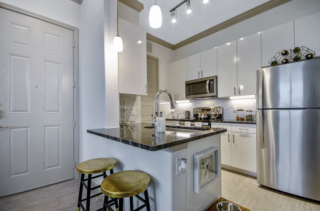 Kitchen lights at Park at Bayside, Texas