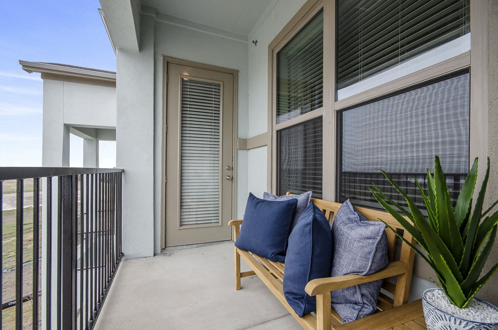 Balcony view at Park at Bayside, Rowlett