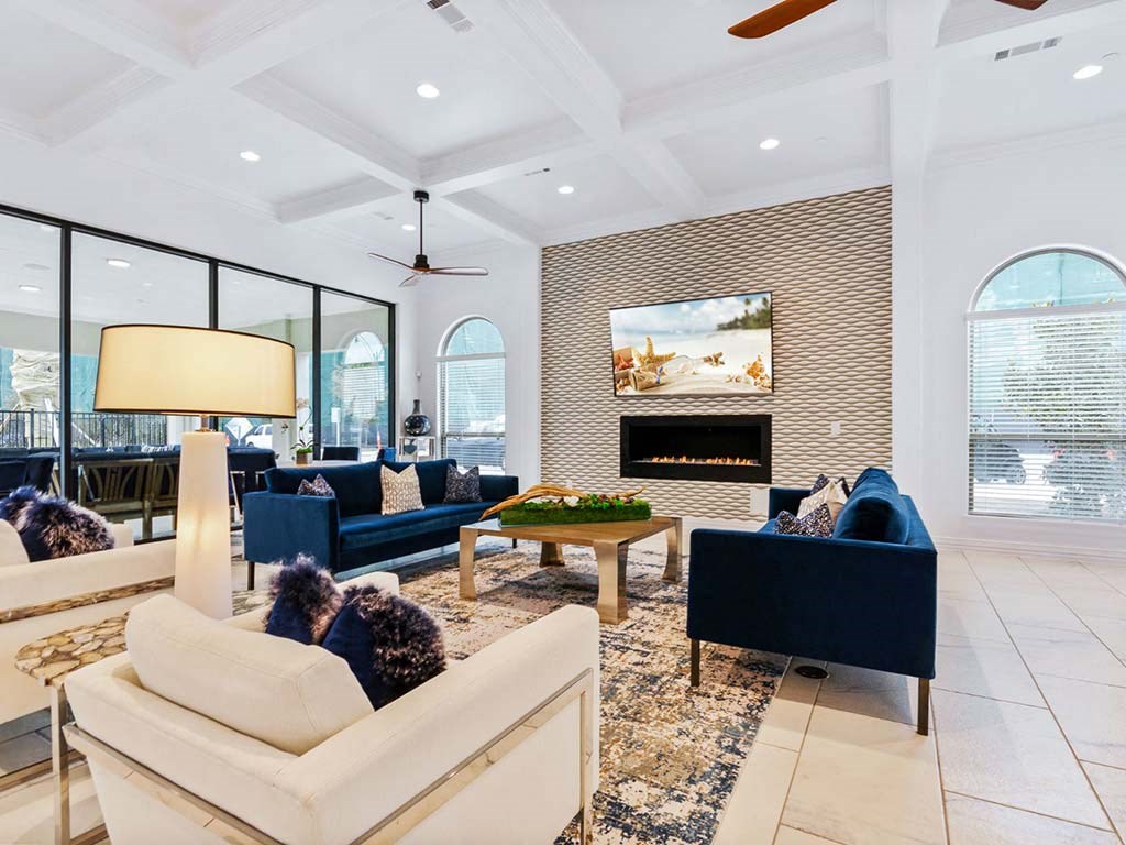 Living room 1 at Park at Bayside, Rowlett, 75088