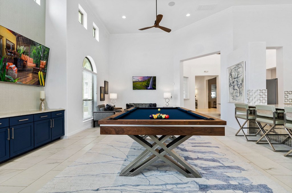 Clubhouse full area at Park at Bayside, Rowlett, TX, 75088