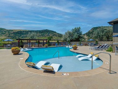 Pool Area at Dakota Ridge Apartments, Littleton, CO 80127 - Photo Gallery 2