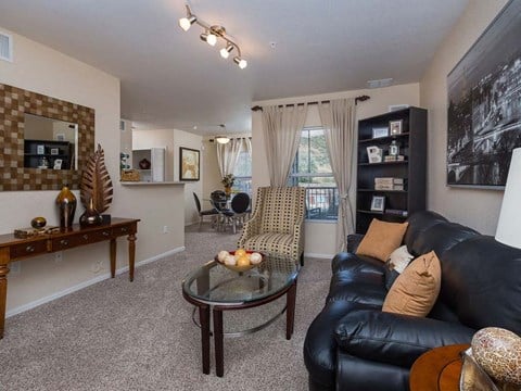 Living Room at Dakota Ridge Apartments, Colorado