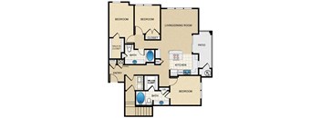 H2G Floor Plan at Berkshire Aspen Grove, Littleton, CO, 80120