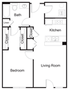 A5 Floorplan A5 at Elan Redmond Apartments, Redmond, Washington
