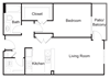 A6 Floorplan A6 at Elan Redmond Apartments, Redmond