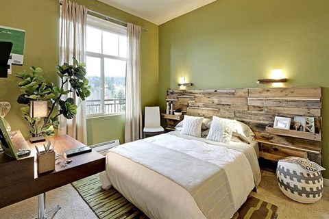 Bedroom With  Windows at Elan Redmond, Redmond, WA 98052