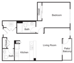 A12A Floorplan at Elan Redmond, Redmond, WA 98052