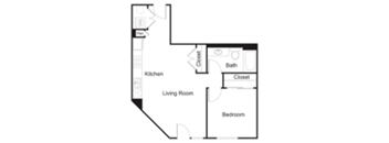 A3 Floorplan at Elan Redmond, Redmond, WA 98052