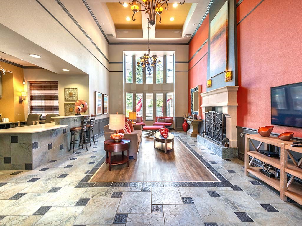 Resident Clubhouse with flat screen TV