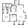 2 Bedroom Floor Plan 2 Bedroom Floor Plan at Echo Ridge, Snoqualmie