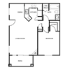 1 Bed Floor Plan 1 Bed Floor Plan at Echo Ridge, Snoqualmie, WA, 98065