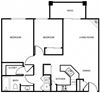 2 Bed Floor Plan 2 Bed Floor Plan at Echo Ridge, Snoqualmie, WA