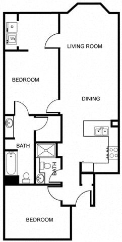 D2 Maple Floor Plan at The Enclave CA, California