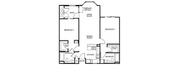 D1 Willow Floor Plan at The Enclave CA, San Jose