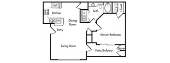 Floorplan A2 at Red Hawk Ranch, Louisville, KY 40241