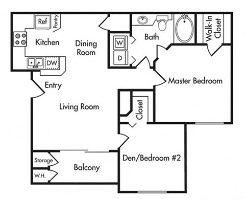 Floorplan A3 at Red Hawk Ranch, Louisville, KY 40241