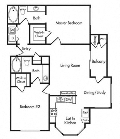 Floorplan D2 at Red Hawk Ranch, Louisville, KY 40241