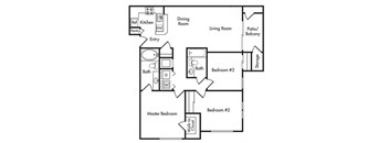 Floorplan H1 at Red Hawk Ranch, Louisville, KY 40241