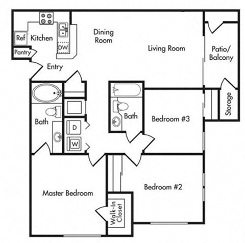Floorplan H1 at Red Hawk Ranch, Louisville, KY 40241