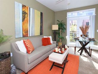 Cozy living room at Roosevelt Square, Phoenix, AZ - Photo Gallery 3