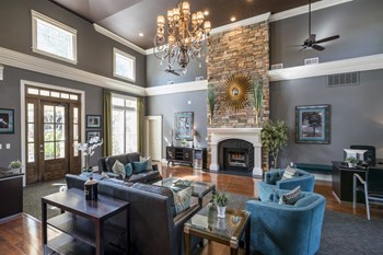 Posh Lounge Area In Clubhouse at Wyndchase at Aspen Grove, Tennessee