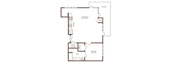B11 floorplan at The Rey, 92101