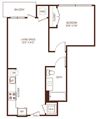 B3 floorplan B3 floorplan at The Rey Apartments San Diego, California