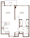 B5 floorplan B5 floorplan at The Rey Apartments San Diego, CA