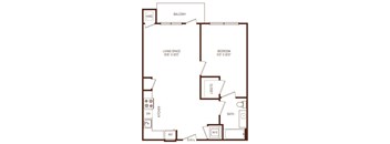 B7 floorplan at The Rey, San Diego