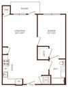 B7 floorplan B7 floorplan at The Rey, San Diego