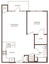 B8 floorplan B8 floorplan at The Rey, California