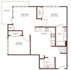 C1 floorplan C1 floorplan at The Rey Apartments, 92101