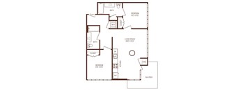 C2 floorplan at The Rey, CA