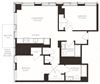 VI2I1 Floor Plan VI2I1 Floor Plan at Via Seaport Residences, Boston, 02210