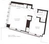 VII1A1 Floor Plan VII1A1 Floor Plan at Via Seaport Residences, Boston, MA, 02210