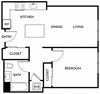 Floorplan A1 Floorplan A1 at Lyric in Walnut Creek, CA