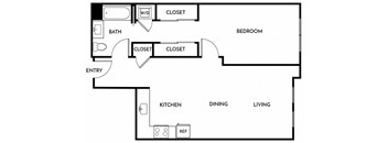 Floorplan A12 at Lyric in Walnut Creek, CA