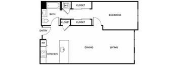 Floorplan A13 at Lyric in Walnut Creek, CA