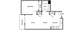 Floorplan A2 at Lyric in Walnut Creek, CA